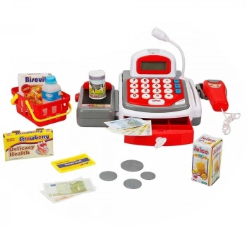 ÇOK SATAN Mikrofonlu Aksesuarlı Market Kasa Seti