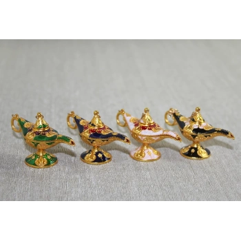 ÇOK SATAN Mineli Metal Alaaddin Lambası Model 7