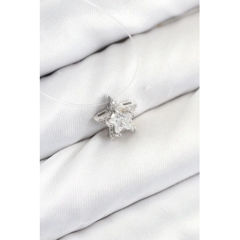 ÇOK SATAN Misineli Yıldız Model Gümüş Renk Hayalet Kolye