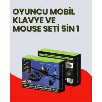 ÇOK SATAN Mobil Uyumlu Klavye Mouse Seti – PUBG ve FPS Oyunları İçin 5i 1 Arada Oyun Kiti