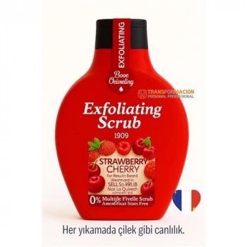 ÇOK SATAN Modacar Çilek & Kiraz Özlü Peeling Jel Peeling Jel Scrub 500 ml