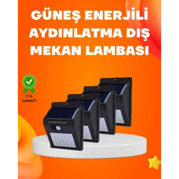 ÇOK SATAN Montajlı Güneş Enerjili Duvar Tipi Aydınlatma – 8 Saat Çalışma Süresi