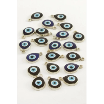 ÇOK SATAN Nazar Damla Tek Kulplu Mineli Bileklik ve Kolye Ucu Aparatı 1 Adet