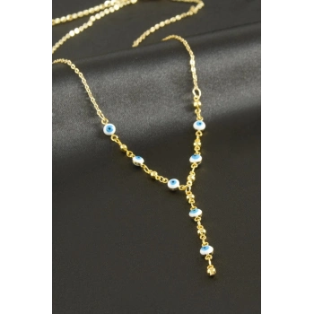 ÇOK SATAN Nazar Mineli Y Kolye