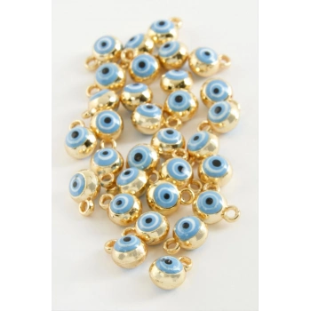 ÇOK SATAN Nazar Tek Kulplu Mineli Bileklik ve Kolye Ucu Aparatı 1 Adet