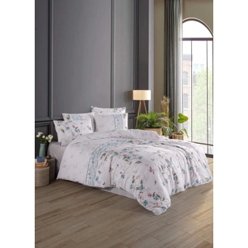 ÇOK SATAN Nevresim Dünyası Ranforce Çift Kişilik Nevresim Takımı Sare