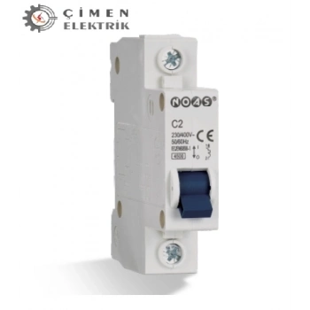 ÇOK SATAN NOAS YL04 6002 1X2A 4.5Ka C Tipi Otomatik Sigorta