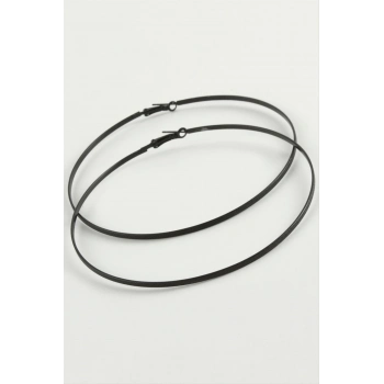 ÇOK SATAN Noktalı Metal Halka Küpe 8-9-10 cm