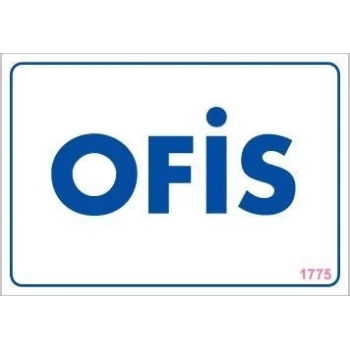 ÇOK SATAN Ofis Uyarı Levhası 17,5x25 KOD:1775