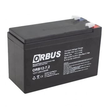 ÇOK SATAN Orbus Orb12-7.2 12 Volt 7.2 Amper Akü (150x65x90 Mm)