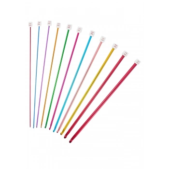 ÇOK SATAN Örgü Tığ Metalize 25 cm  2,5 Numara