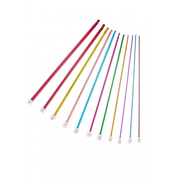 ÇOK SATAN Örgü Tığ Metalize 35 cm  4,5 Numara