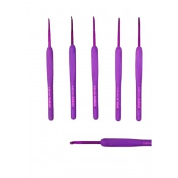 ÇOK SATAN Örgü Tığ Purple  6 Numara