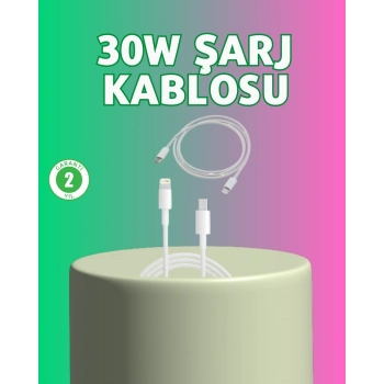 ÇOK SATAN Orijinal Kalite 30W Type-C Lightning Hızlı Şarj Kablosu – 1.2m Dayanıklı