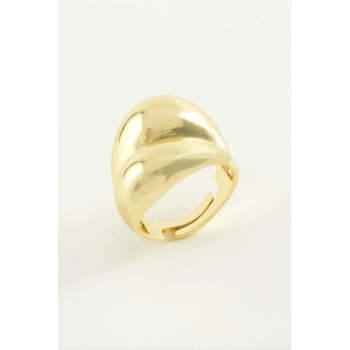 ÇOK SATAN Oval Metal Yüzük