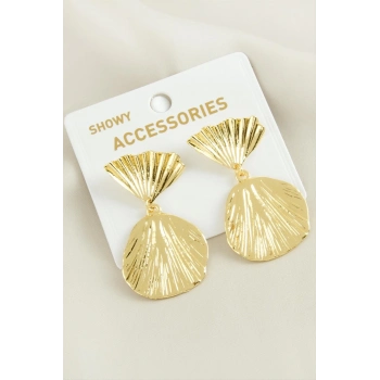 ÇOK SATAN Oval Trend Metal Küpe