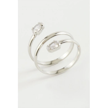 ÇOK SATAN Oval Zirkon Taşlı Yüzük