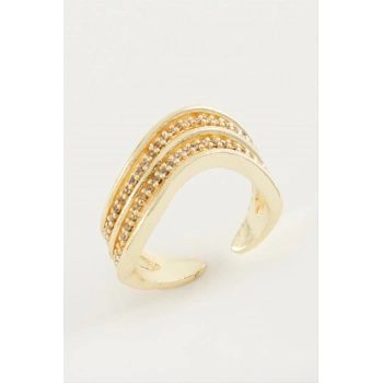 ÇOK SATAN Oval Zirkon Taşlı Yüzük