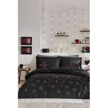 ÇOK SATAN Özdilek Çift Kişilik Ranforce Nevresim Takımı Gleam Love