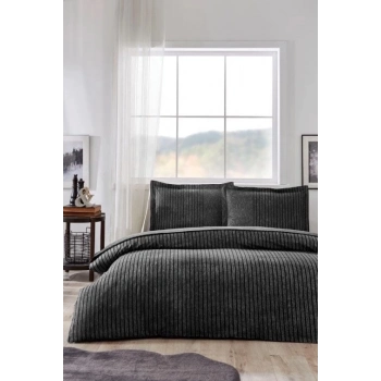 ÇOK SATAN Özdilek Maskülen Çift Kişilik Nevresim Takımı Noil Antrasit