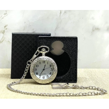 ÇOK SATAN Özel Kutulu Gümüş Köstekli Saat