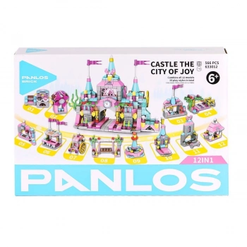 ÇOK SATAN P633012 Panlos Tuğla Şehri 556 Parça Blok Seti -Vagon life