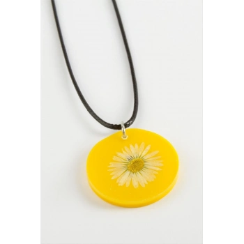 ÇOK SATAN Papatya Epoksi Kolye