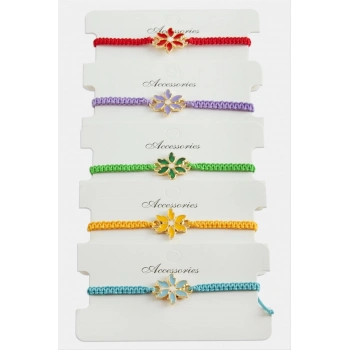 ÇOK SATAN Papatya Makrome Örgülü Bileklik