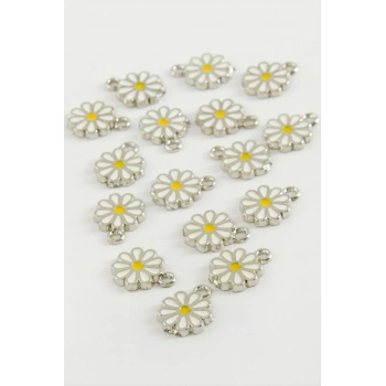 ÇOK SATAN Papatya Tek Kulplu Mineli Bileklik ve Kolye Ucu Aparatı 1 Adet