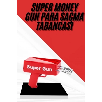 ÇOK SATAN Para Dolar Atma Makinası Super Money Gun Para Saçma Fırlatma Tabancası