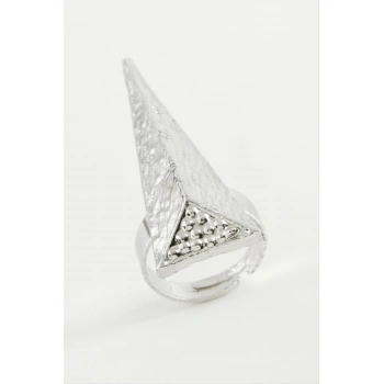 ÇOK SATAN Piramit Metal Yüzük