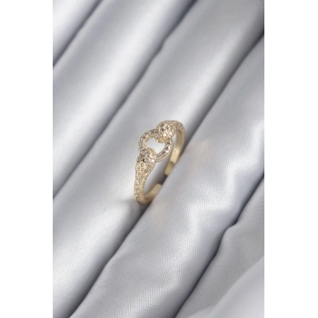 ÇOK SATAN Pirinç Gold Renk Zirkon Taşlı Yılan Model Kadın Yüzük