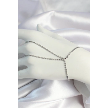 ÇOK SATAN Pirinç Gümüş Renk Ezme Zincirli Şahmeran