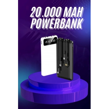 ÇOK SATAN Powerbank 20.000 MAH Hızlı Şarj Özellikli Taşınabilir USB Girişli