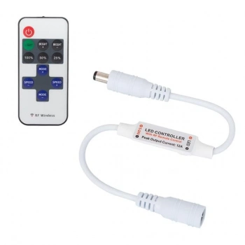 ÇOK SATAN Powermaster 5-12-24 Volt Rf Şerit Led Dimmer Uzaktan Kumandalı Led Kontrol Cihazı