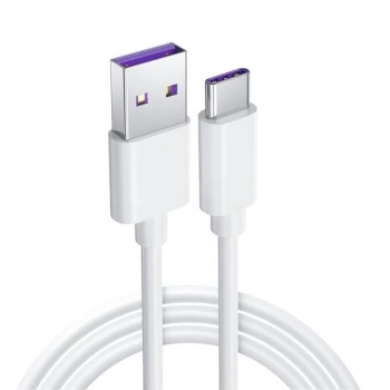 ÇOK SATAN Powermaster Pm-18299 Beyaz 5a Hızlı Şarj Destekli Usb Type-c Şarj Ve Data Kablosu (1 Metre)