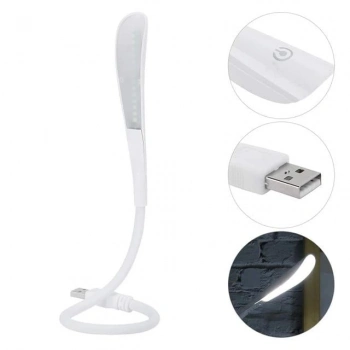 ÇOK SATAN Powermaster Pm-24560 14 Ledli Beyaz Esnek Usb Led Lamba 3 Kademeli