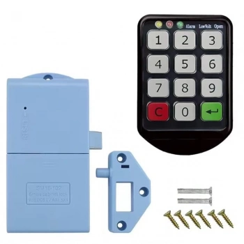 ÇOK SATAN Powermaster Pm-26724 Tuş Şifreli Siyah Çekmece Dolap Kilidi (2li Paket)