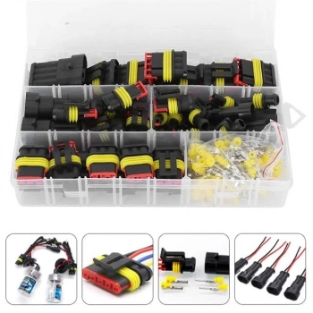 ÇOK SATAN Powermaster Pm-28532 Hıd Jst Konnektör Seti Oto Elektrik Kablo Soketleri Su Geçirmez 352 Parça