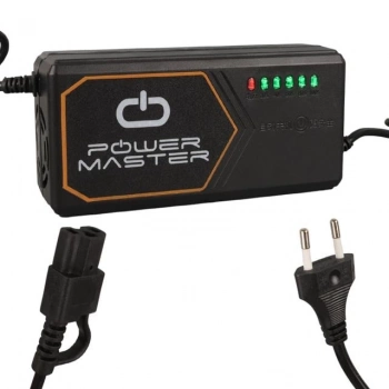 ÇOK SATAN Powermaster Pm-31801 60 Volt - 20 Amper Iec C15 Dişi Uçlu Kapasite Göstergeli Elektrikli Bisiklet Şarj Akü Cihazı (adj160-01)