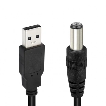 ÇOK SATAN Powermaster Usb Erkek 5.5*2.5 Mm Uçlu Adaptör Jacklı 1 Metre Kablo