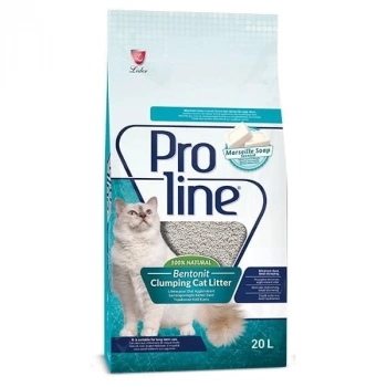 ÇOK SATAN Proline Marsilya Sabun Kokulu Topaklanan Bentonit Kedi Kumu 20 Lt