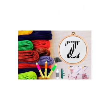 ÇOK SATAN Punch Seti Nakış Seti Kasnaklı Kendin Yap Seti Seri 101