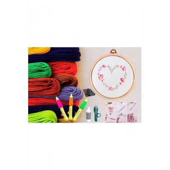 ÇOK SATAN Punch Seti Nakış Seti Kasnaklı Kendin Yap Seti Seri 112