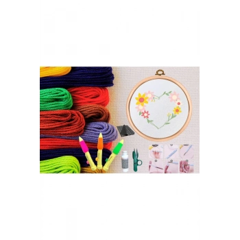 ÇOK SATAN Punch Seti Nakış Seti Kasnaklı Kendin Yap Seti Seri 114