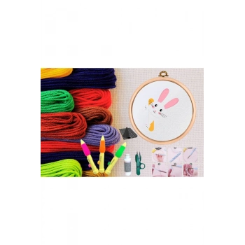 ÇOK SATAN Punch Seti Nakış Seti Kasnaklı Kendin Yap Seti Seri 128