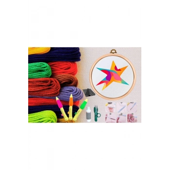 ÇOK SATAN Punch Seti Nakış Seti Kasnaklı Kendin Yap Seti Seri 130