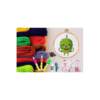 ÇOK SATAN Punch Seti Nakış Seti Kasnaklı Kendin Yap Seti Seri 137