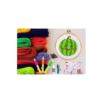 ÇOK SATAN Punch Seti Nakış Seti Kasnaklı Kendin Yap Seti Seri 142