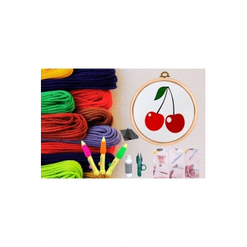 ÇOK SATAN Punch Seti Nakış Seti Kasnaklı Kendin Yap Seti Seri 3